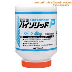 TOKATA P chất tẩy rửa dạng rắn loại 4kg  chuyên dùng cho máy rửa bát chính hãng Nhật - TOKATA